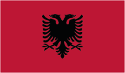 Flagge Albanien